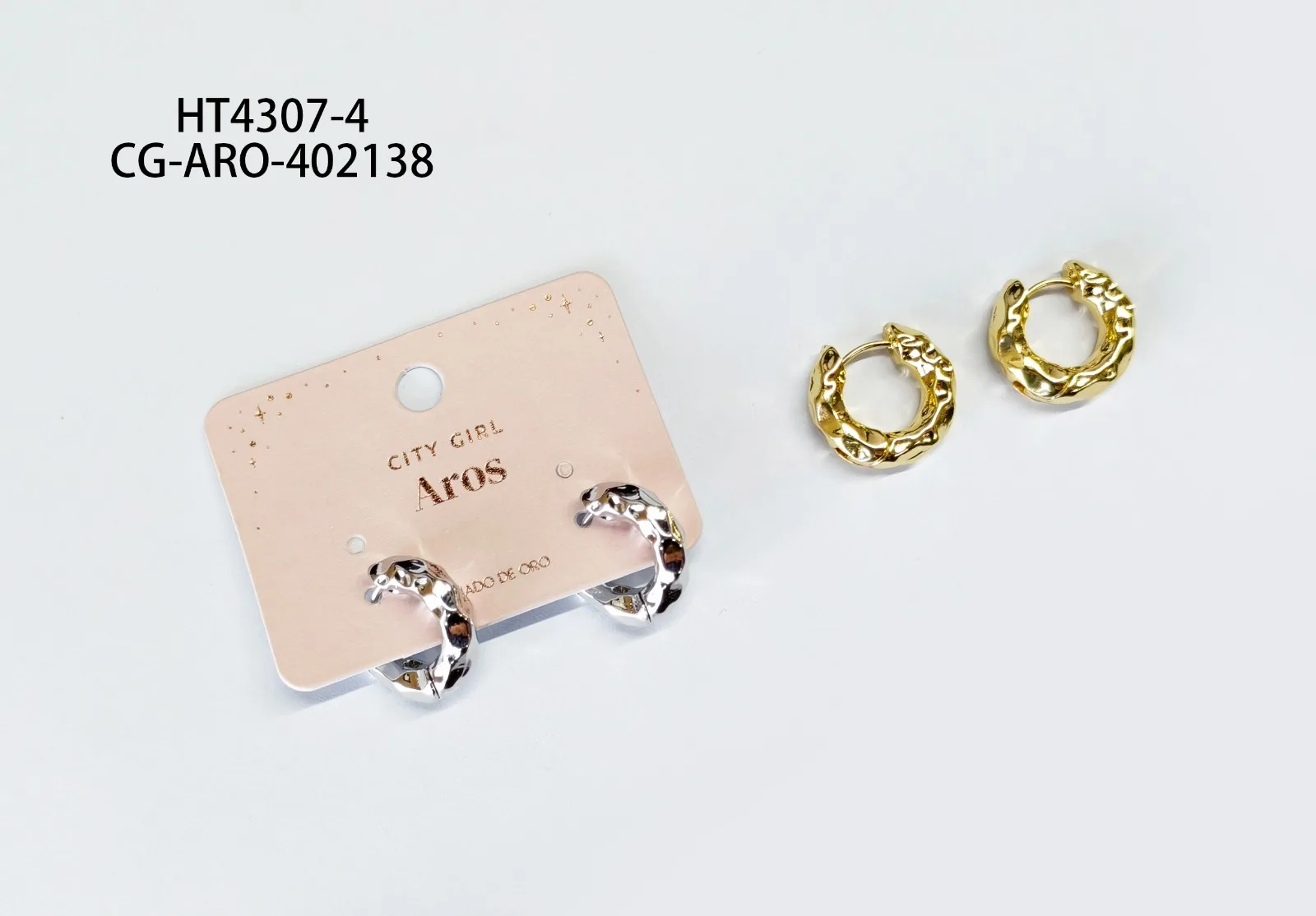 AROS BAÑADOS EN ORO CITY GIRL HT4307-4*600