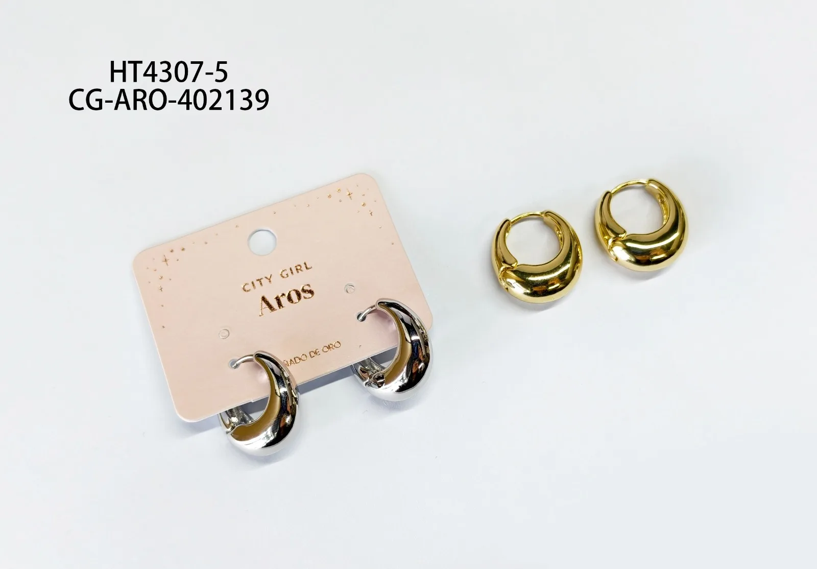 AROS BAÑADOS EN ORO CITY GIRL HT4307-5*600