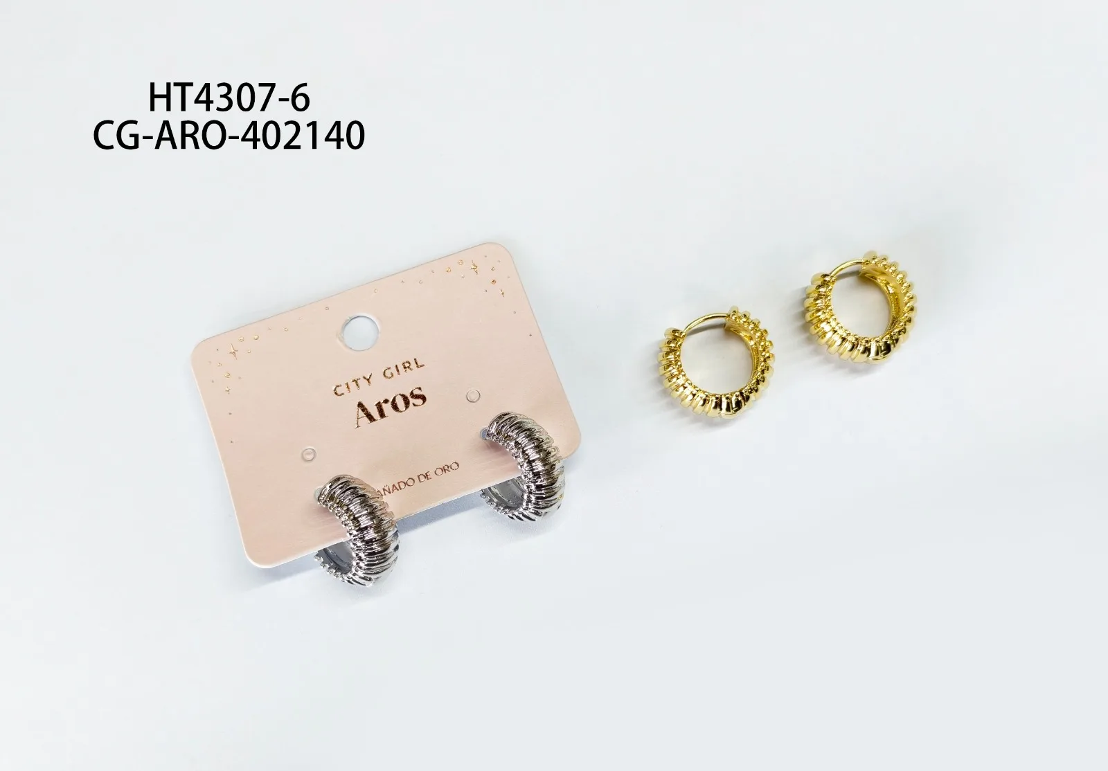 AROS BAÑADOS EN ORO CITY GIRL HT4307-6*600