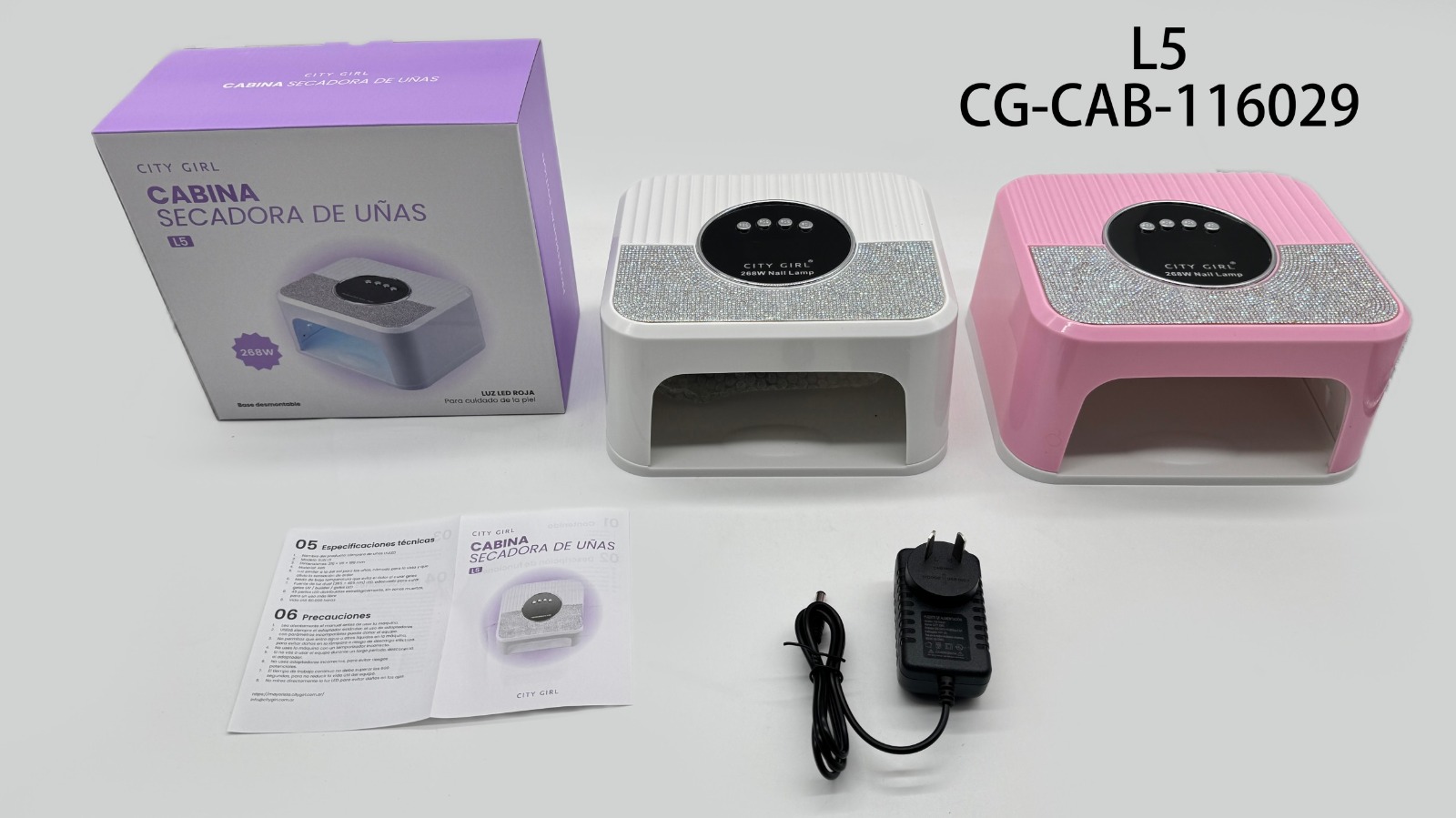 CABINA PARA UÑAS 268W CITYGIRL L5