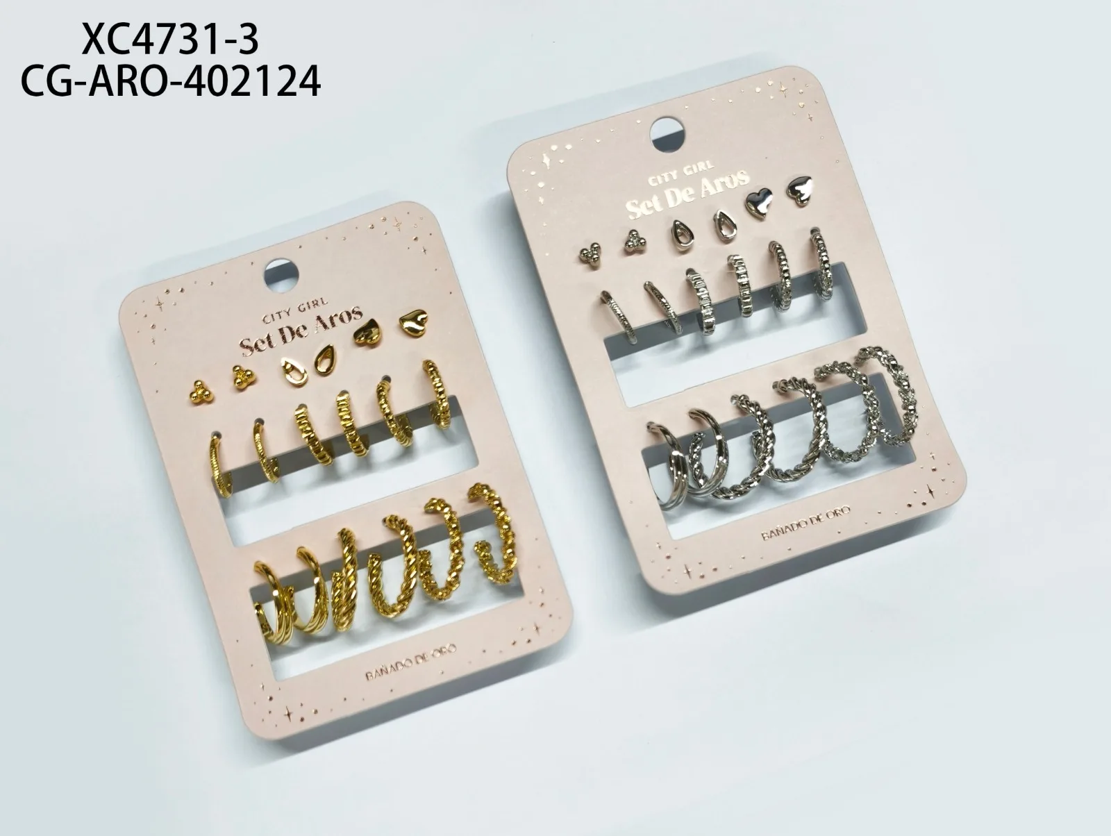 SET DE AROS CITY GIRL XC4731-3*600