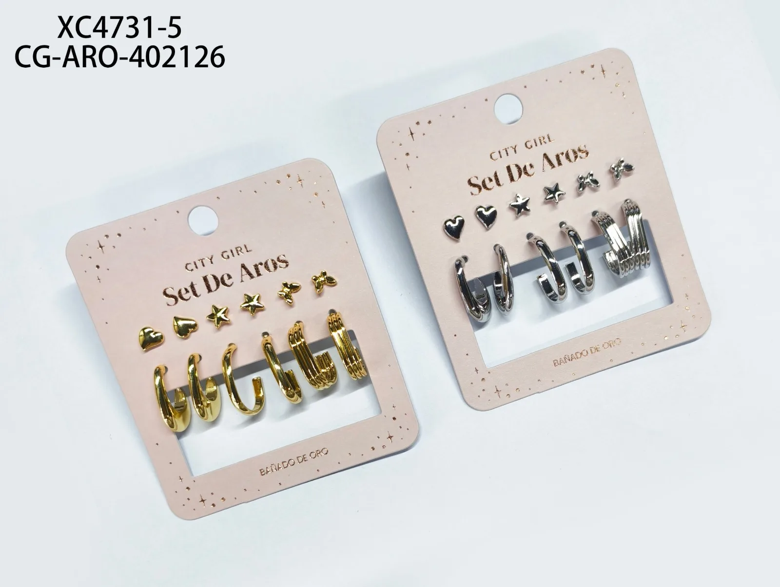 SET DE AROS CITY GIRL XC4731-5*600