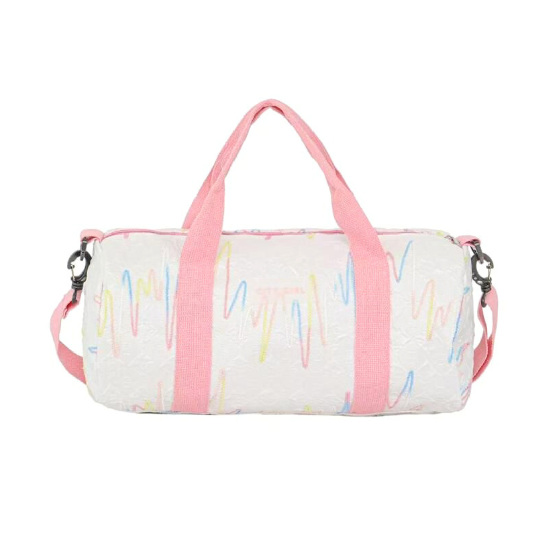BOLSO DE VIAJE CON LINEAS DE COLORES CITY GIRL CL-45018
