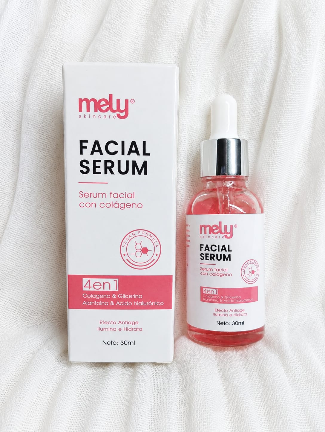 SÉRUM FACIAL 4 EN 1 CON COLÁGENO 30ML MELY MY890001