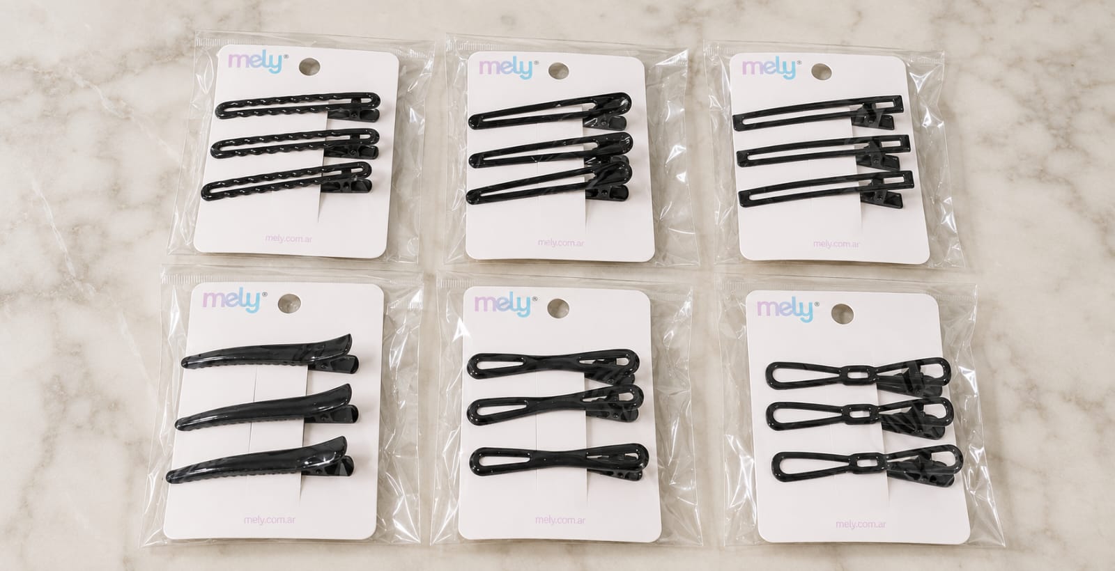 SET X3 HEBILLAS, 6 MODELOS MELY MYE4-0111