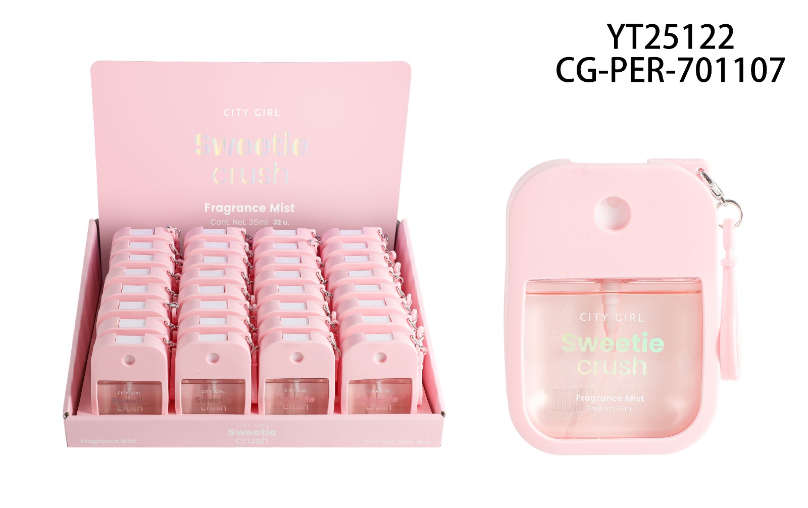 BODY SPLASH “SWEETIE CRUSH” 35ML CITY GIRL YT25122*192