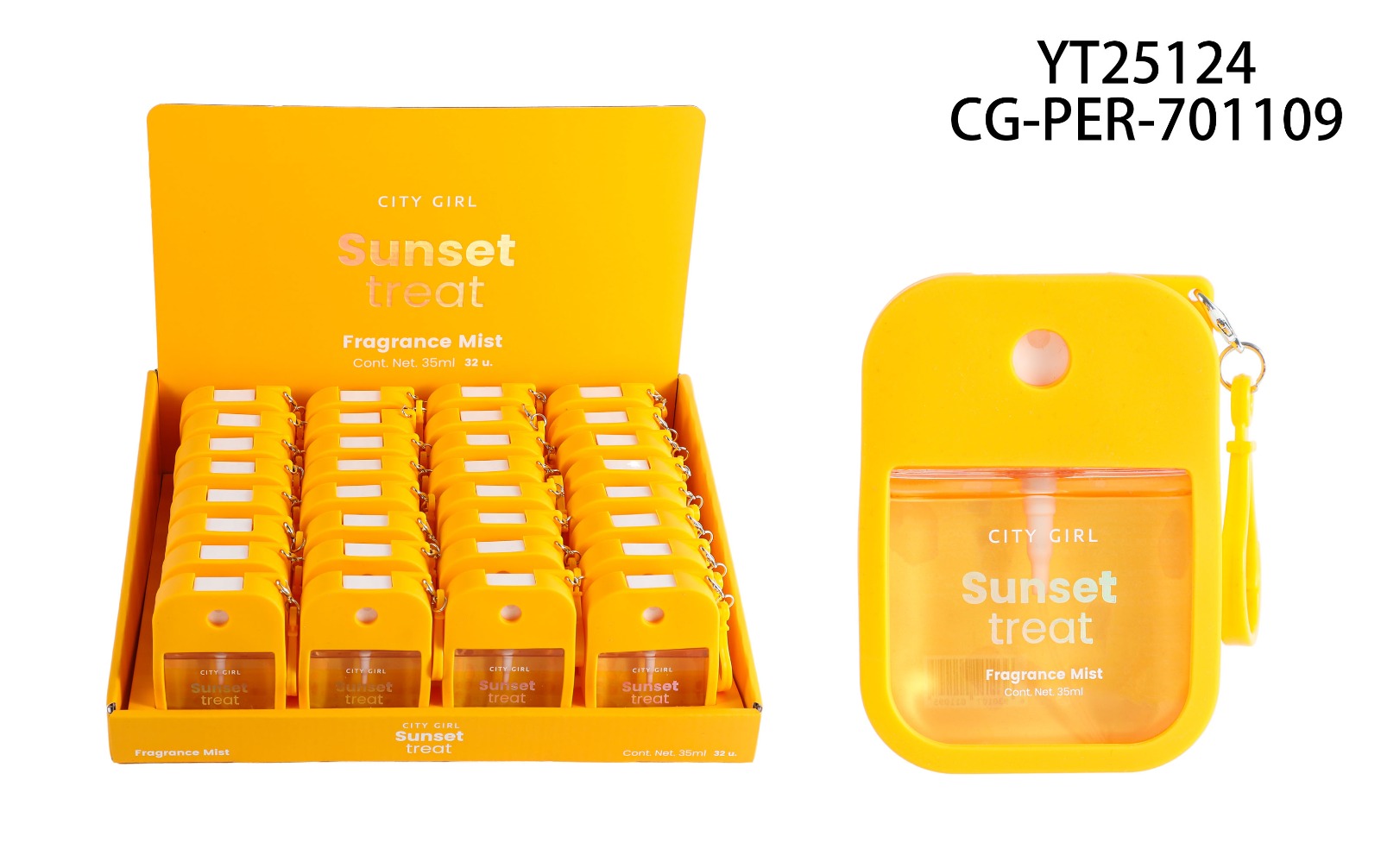 BODY SPLASH “SUNSET TREAT” 35ML CITY GIRL YT25124*192