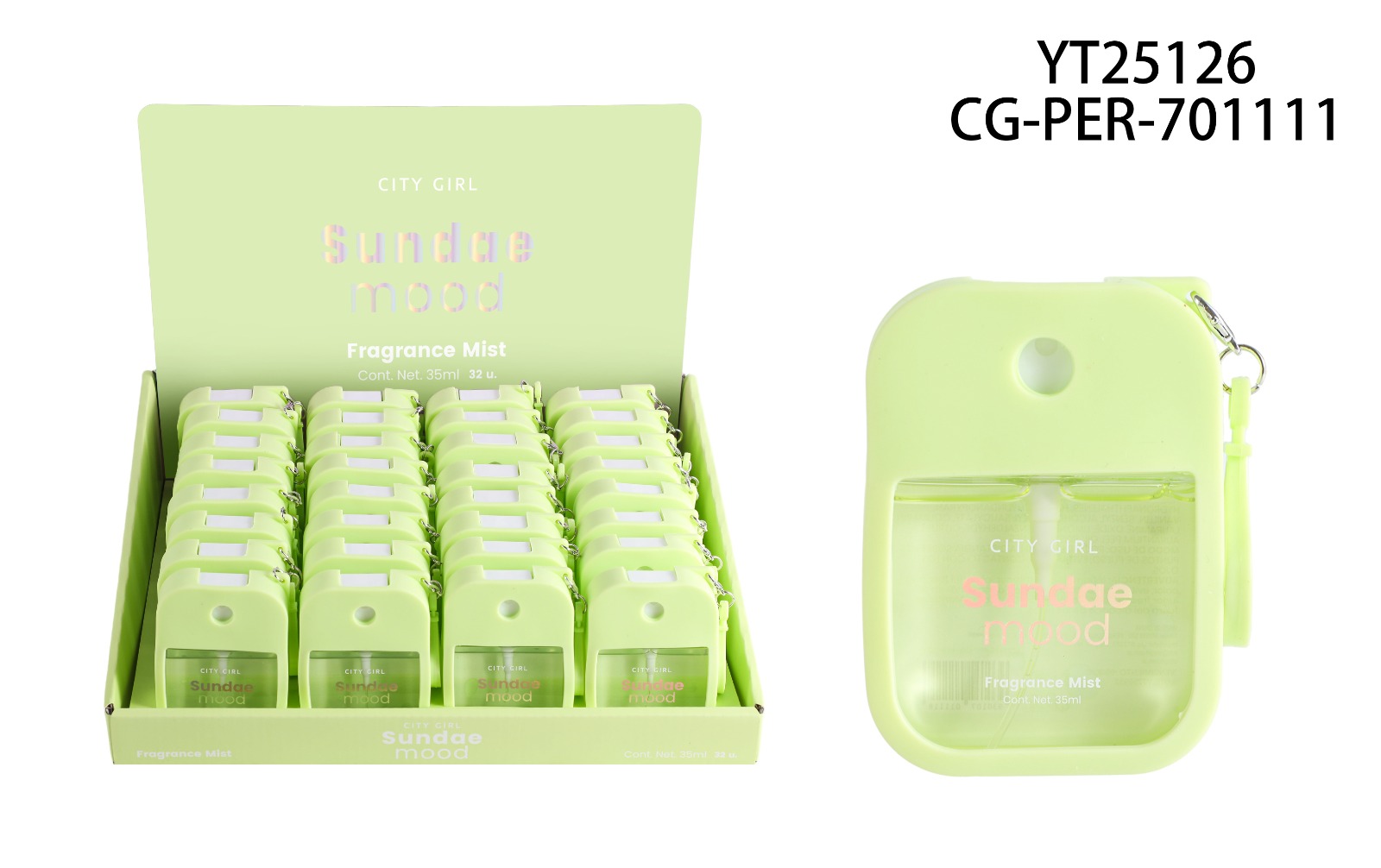 BODY SPLASH “SUNDAE MOOD” 35ML CITY GIRL YT25126*192