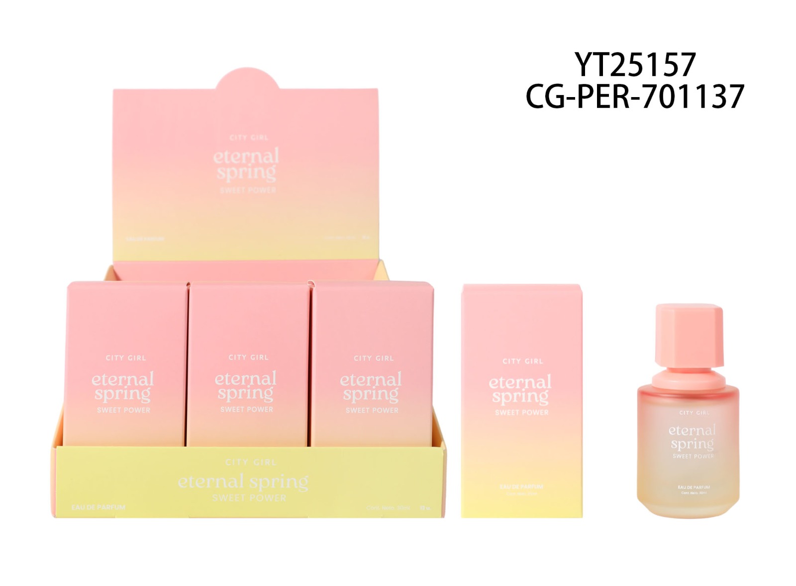 PERFUME ETERNAL SPRING "SWEET POWER" 30ML CITY GIRL YT25157*96