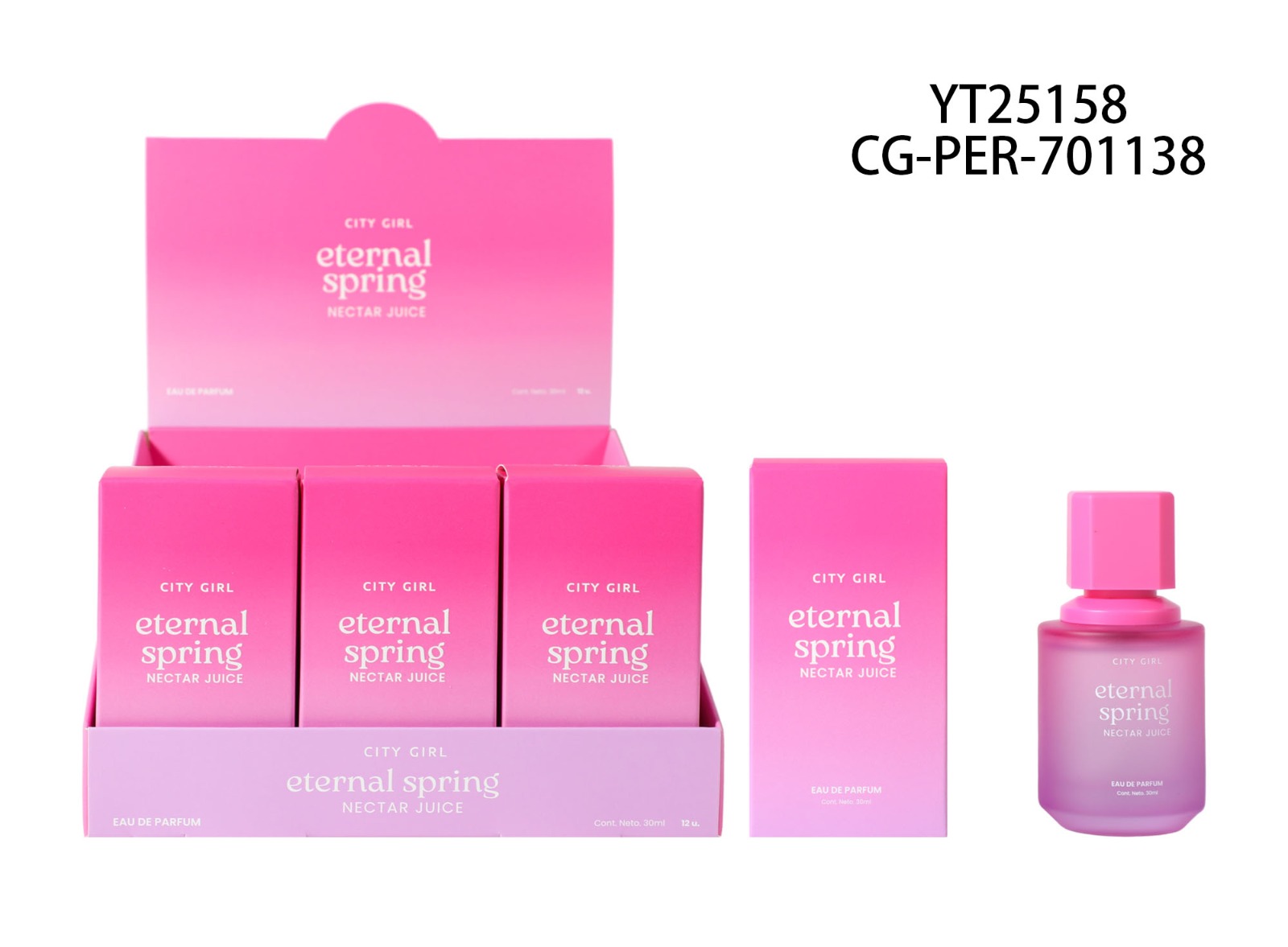 PERFUME ETERNAL SPRING “NECTAR JUICE” 30ML CITY GIRL YT25158*96