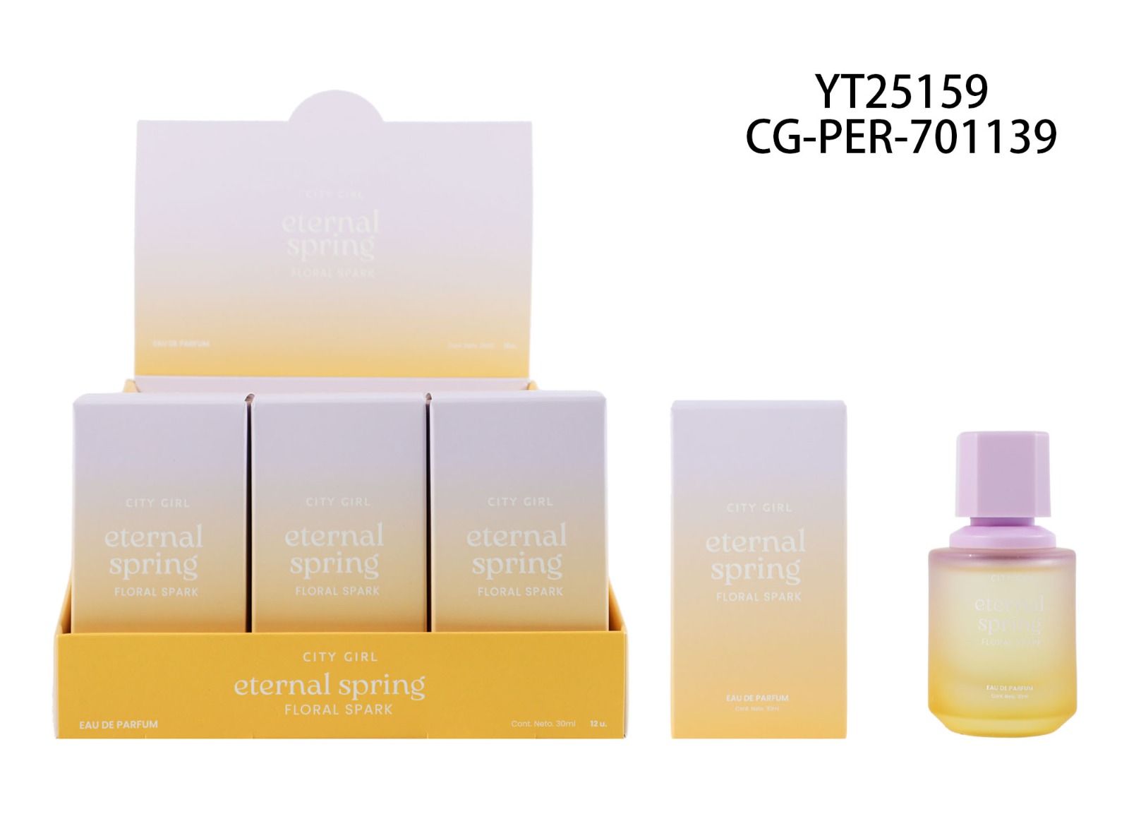 PERFUME ETERNAL SPRING “FLORAL SPARK” 30ML CITY GIRL YT25159*96