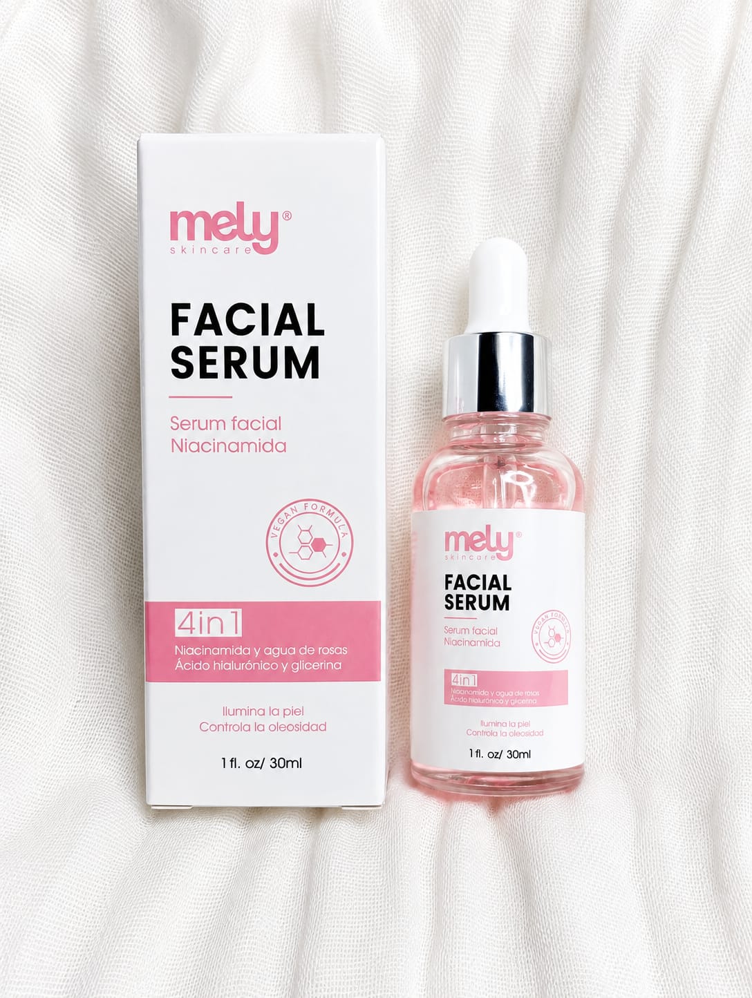 SÉRUM FACIAL 4 EN 1 CON NIACINAMIDA 30ML MELY MY890003