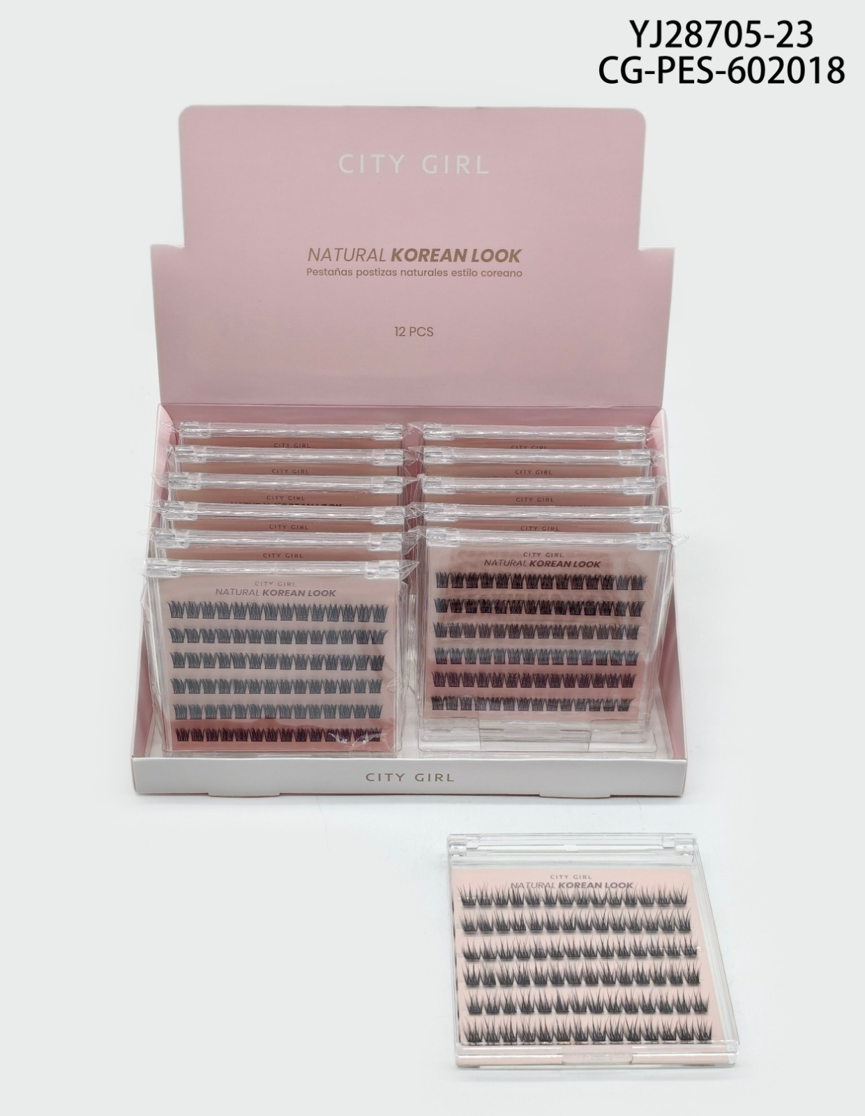 PESTAÑAS AUTOADHESIVAS ESTILO COREANO CITY GIRL YJ28705-23*480