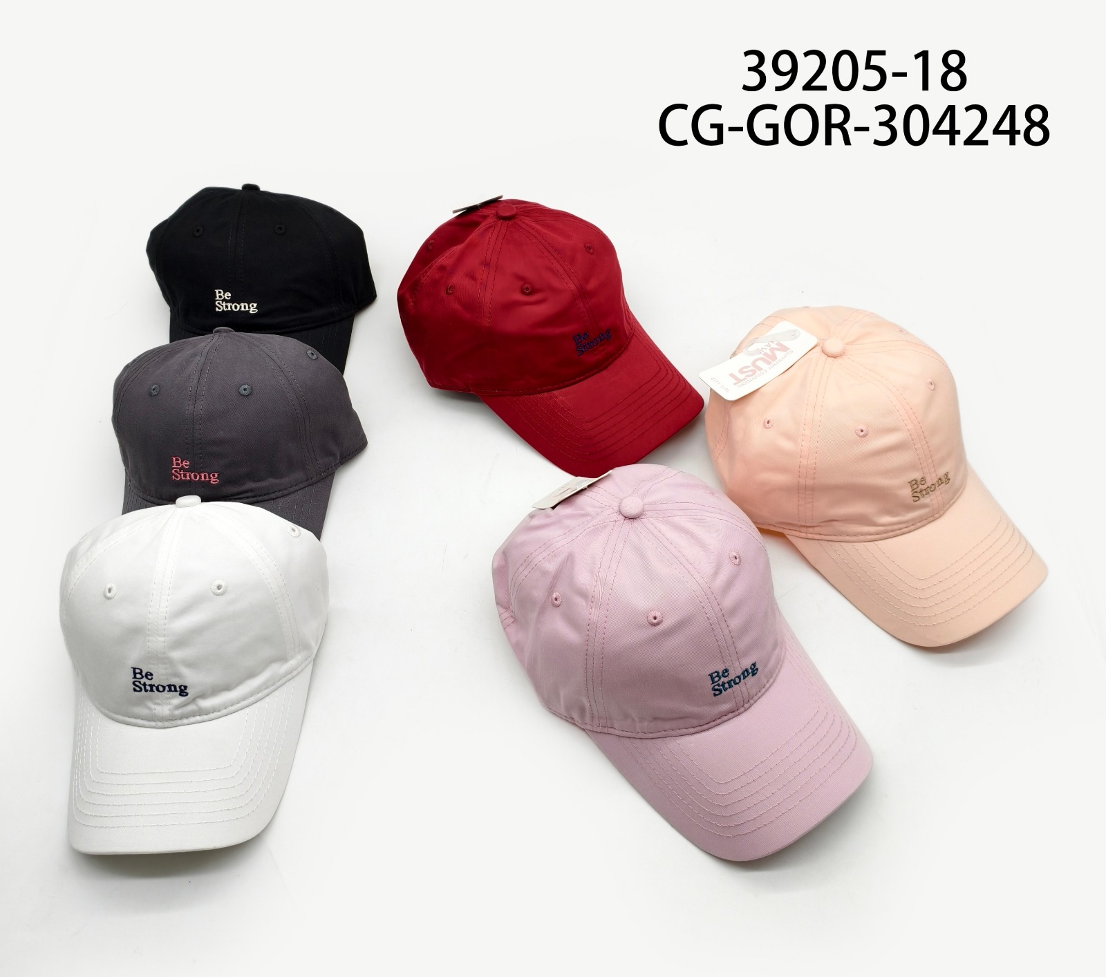 GORRA "BE STRONG", 6 COLORES CITY GIRL 39205-18*240