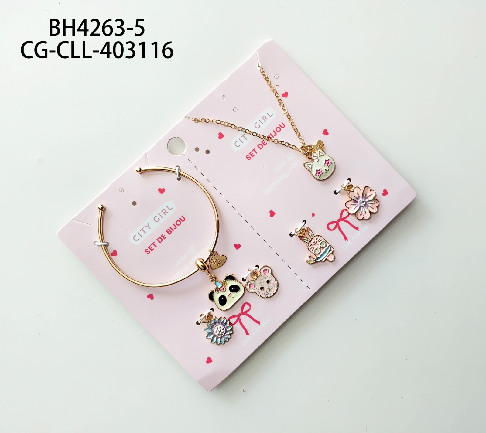 SET DE COLLAR Y PULSERA CITY GIRL BH4263-5*360