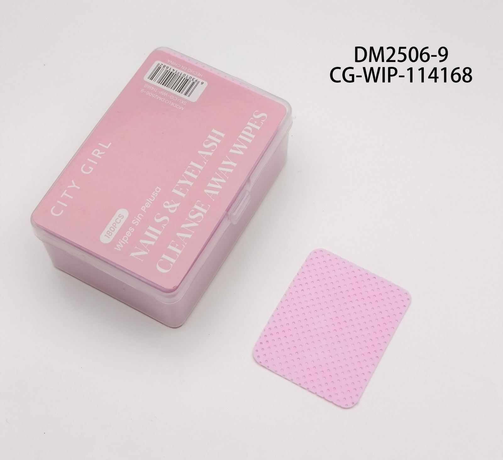 WIPES ROSAS "RECTANGULAR" SIN PELUSA, X180PCS CITY GIRL DM2506-9*200