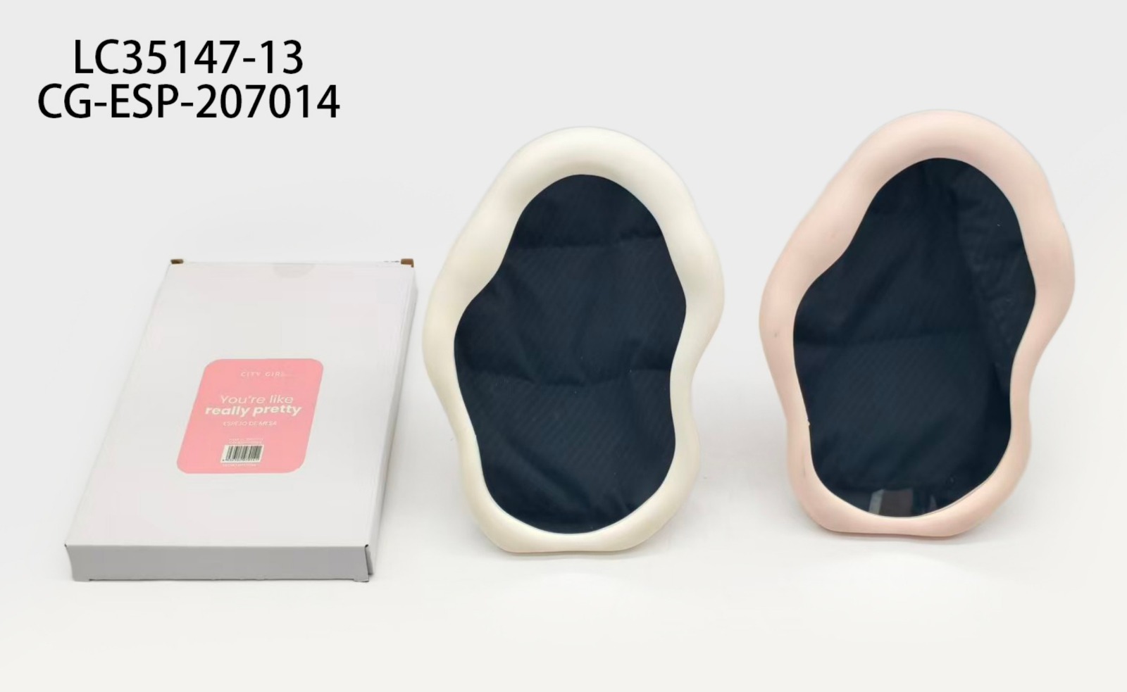 ESPEJO DE MESA, 2 COLORES CITY GIRL LC35147-13*60