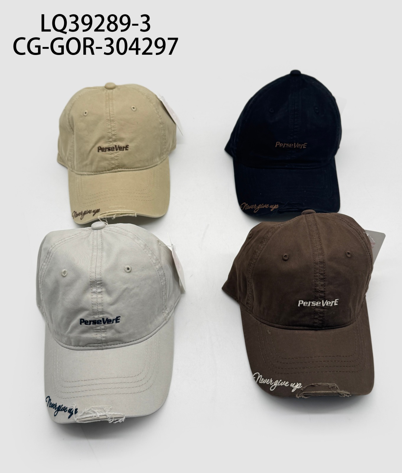 GORRA "PERSE VERE", 4 COLORES CITY GIRL LQ39289-3*240