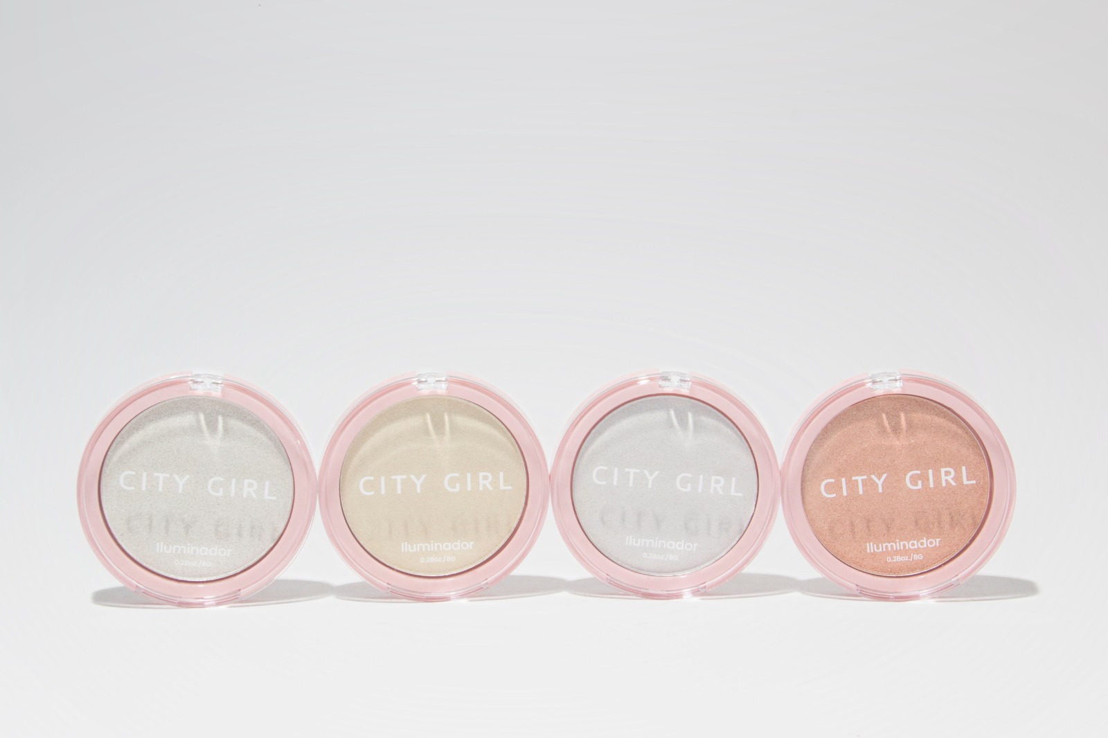 ILUMINADOR EN POLVO, 4 TONOS CITY GIRL RL-F6605*288