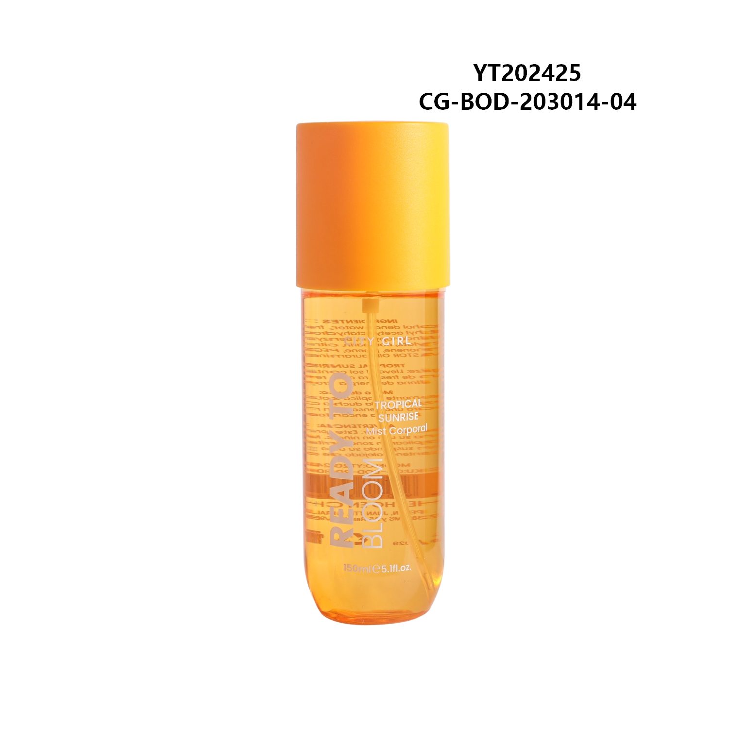 BODY SPLASH 150ML “TROPICAL SUNRISE” CITY GIRL YT202425*96