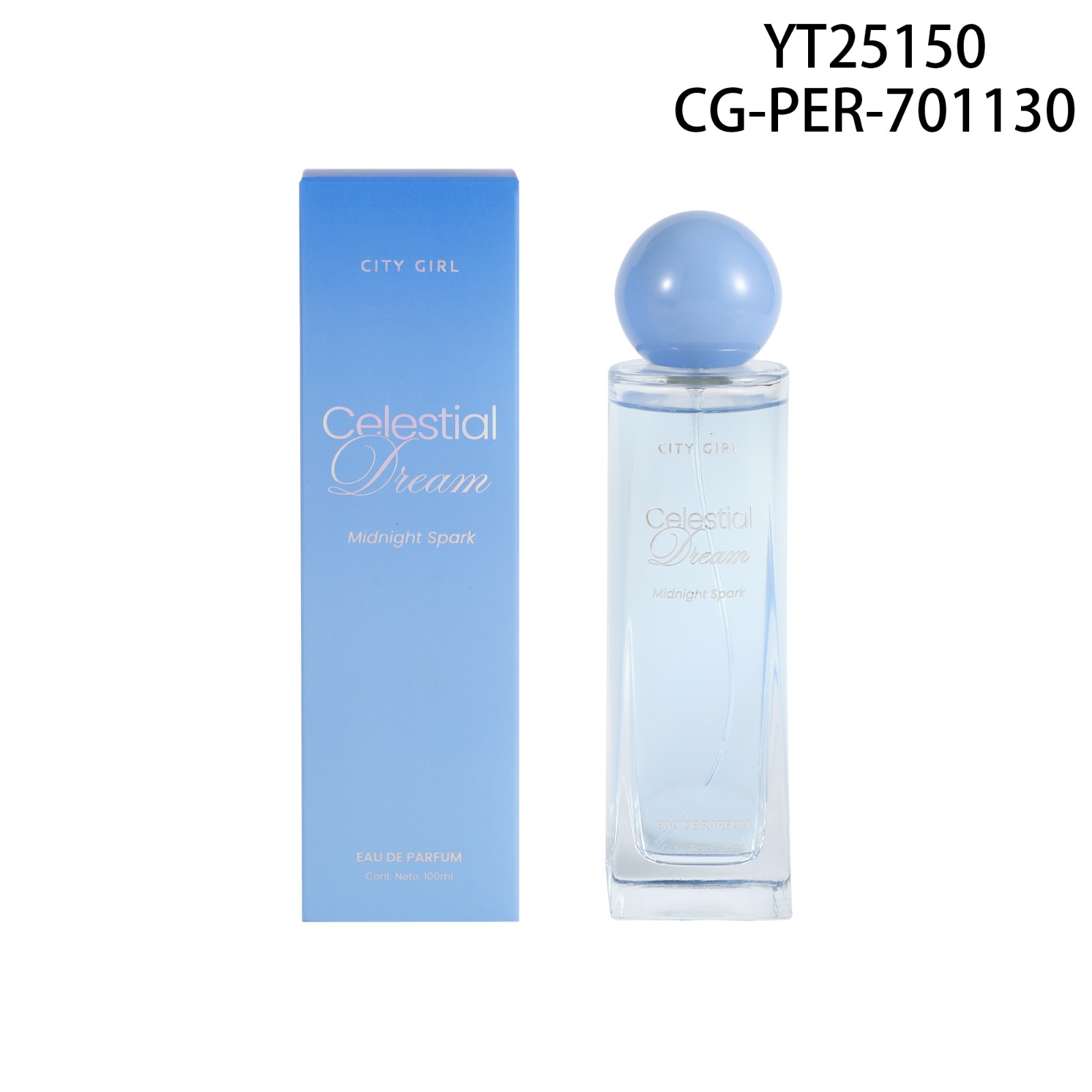 PERFUME CELESTIAL DREAM “MIDNIGHT SPARK” 1000ML CITY GIRL YT25150*96
