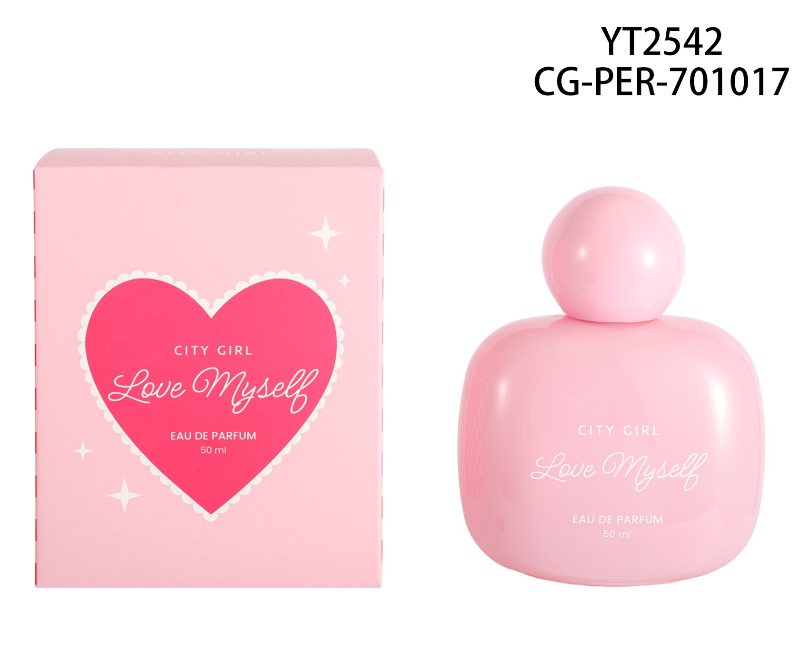 PERFUME "LOVE MYSELF" 50ML CITY GIRL YT2542*72