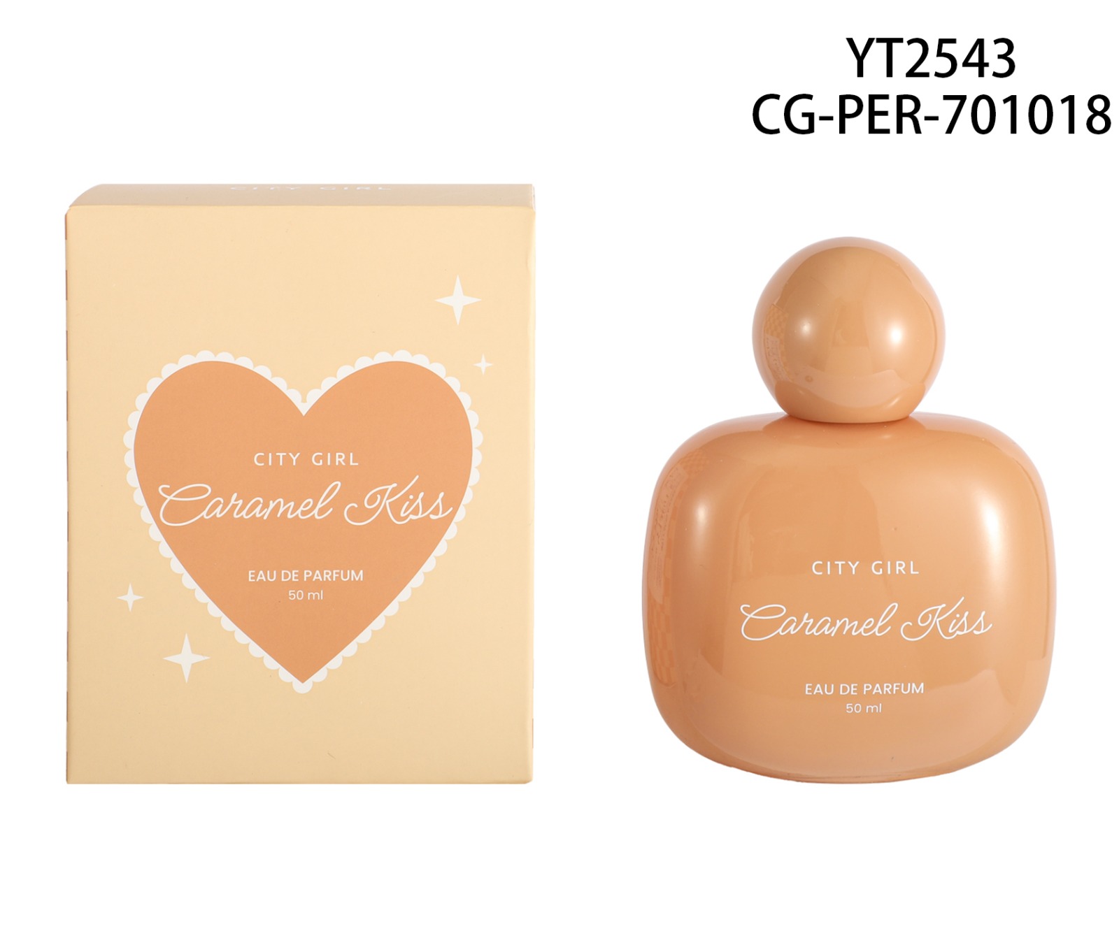 PERFUME "CARAMEL KISS" 50ML CITY GIRL YT2543*72