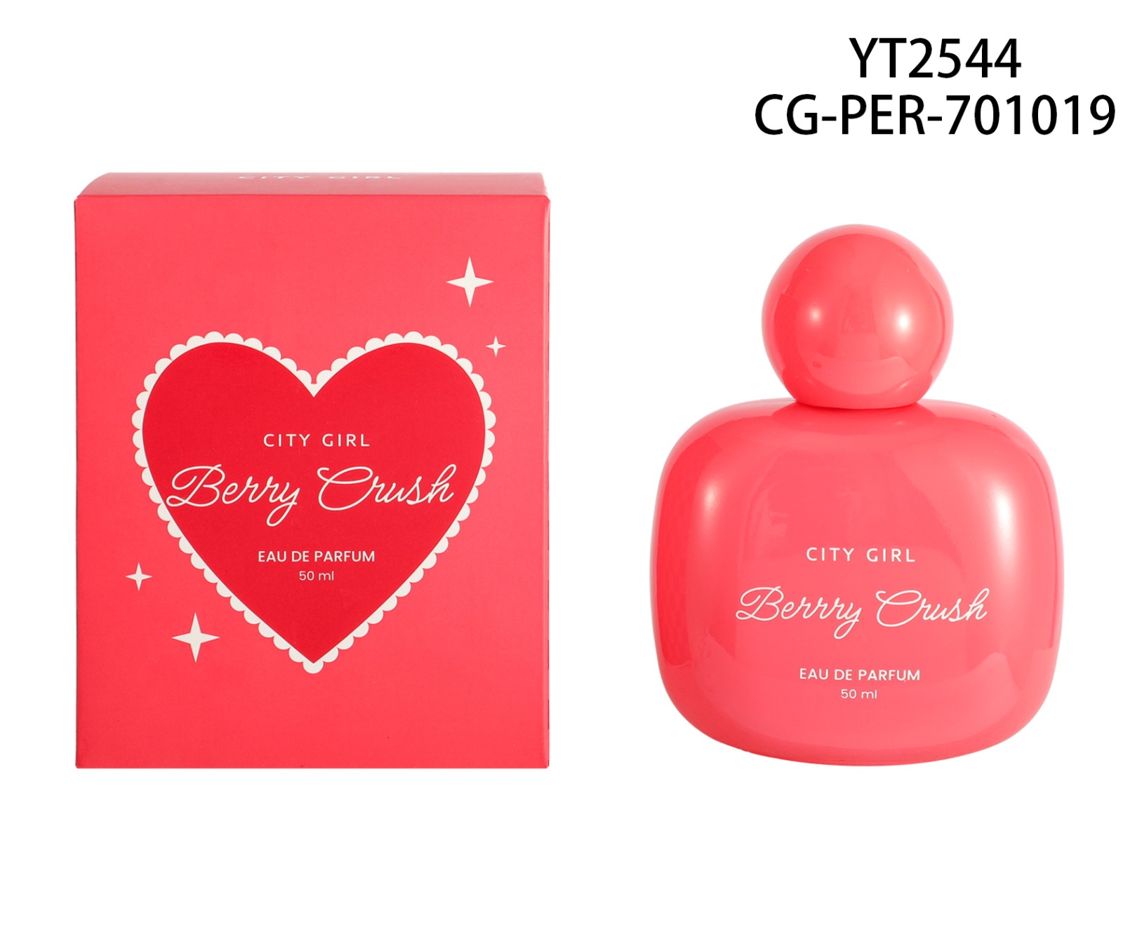PERFUME "BERRY CRUSH" 50ML CITY GIRL YT2544*72