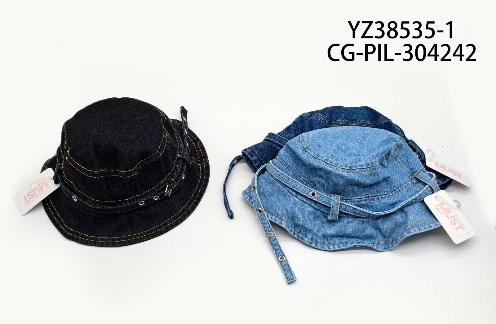PILUSO DE JEANS CON CINTO, 3 COLORES CITY GIRL YZ38535-1*150
