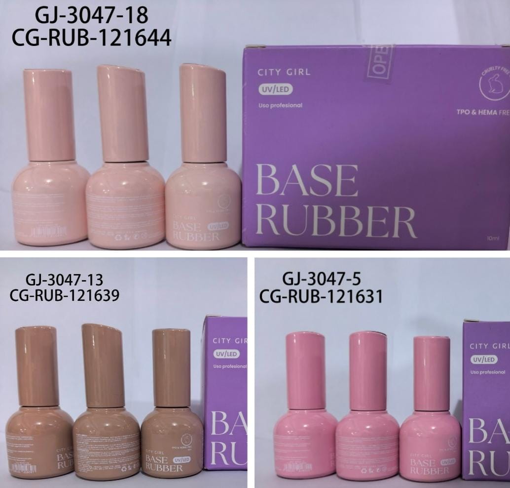BASE RUBBER, 18 COLORES CITY GIRL GJ-3047*360
