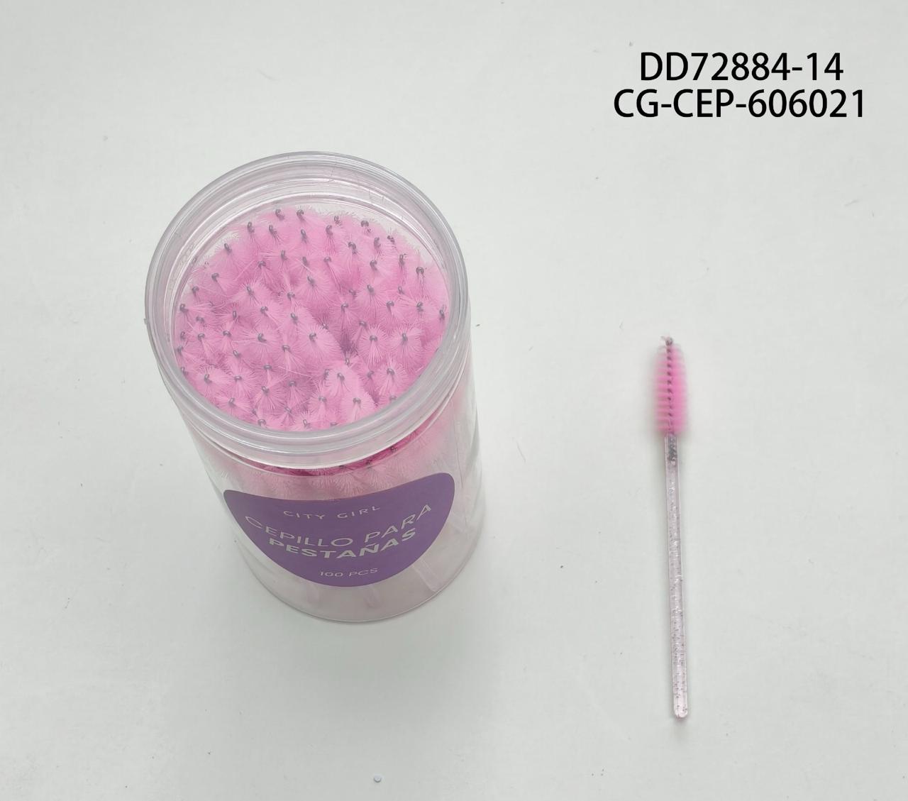 CEPILLO PARA PESTAÑAS X100PCS CITY GIRL DD72884-14*300