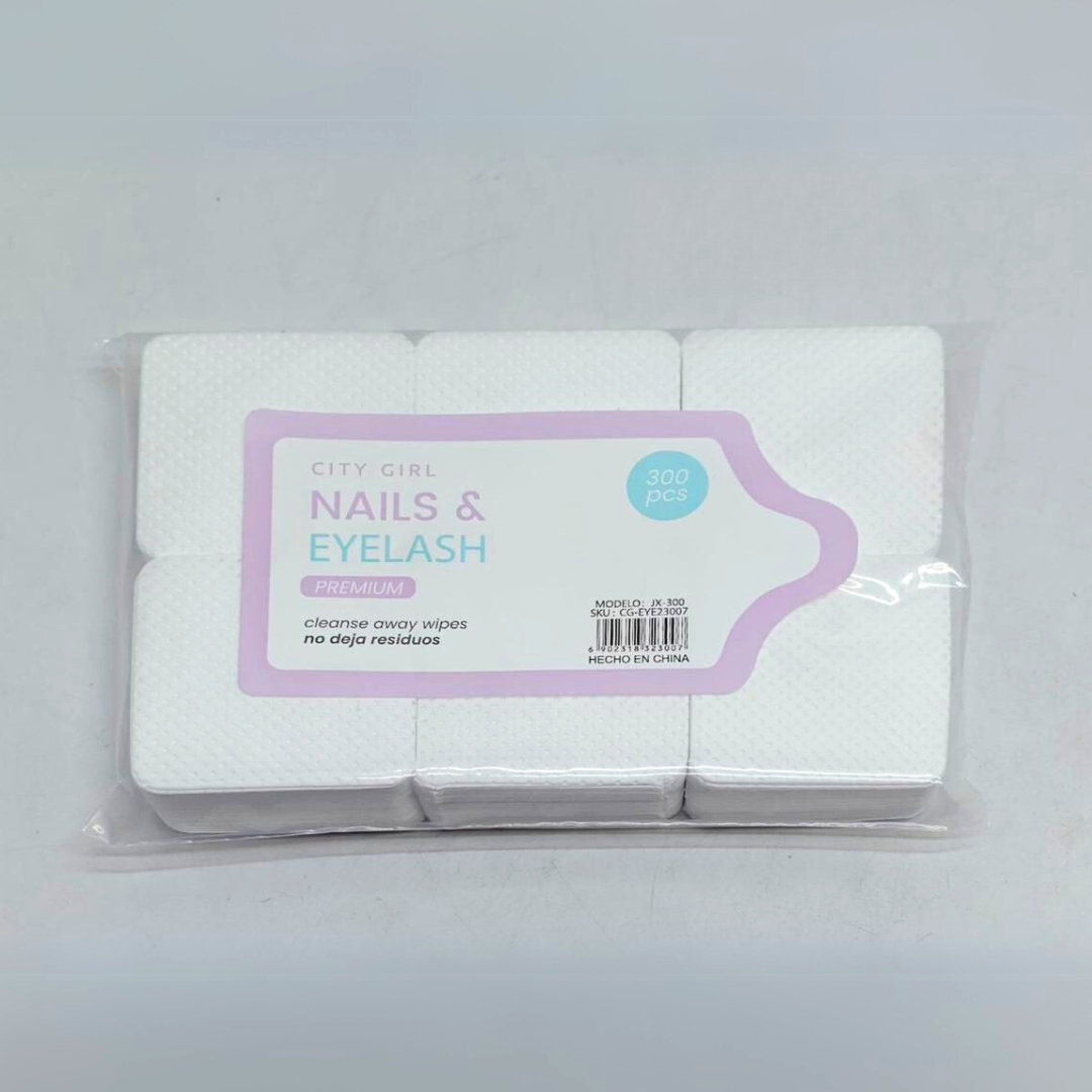 WIPES SIN PELUSA, X300 PCS CITY GIRL JX-300
