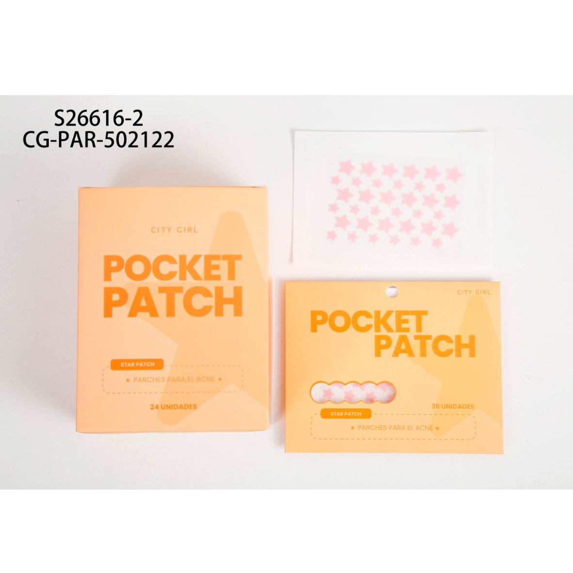 POCKET PATCH ESTRELLA CITY GIRL – 36PCS S26616-2