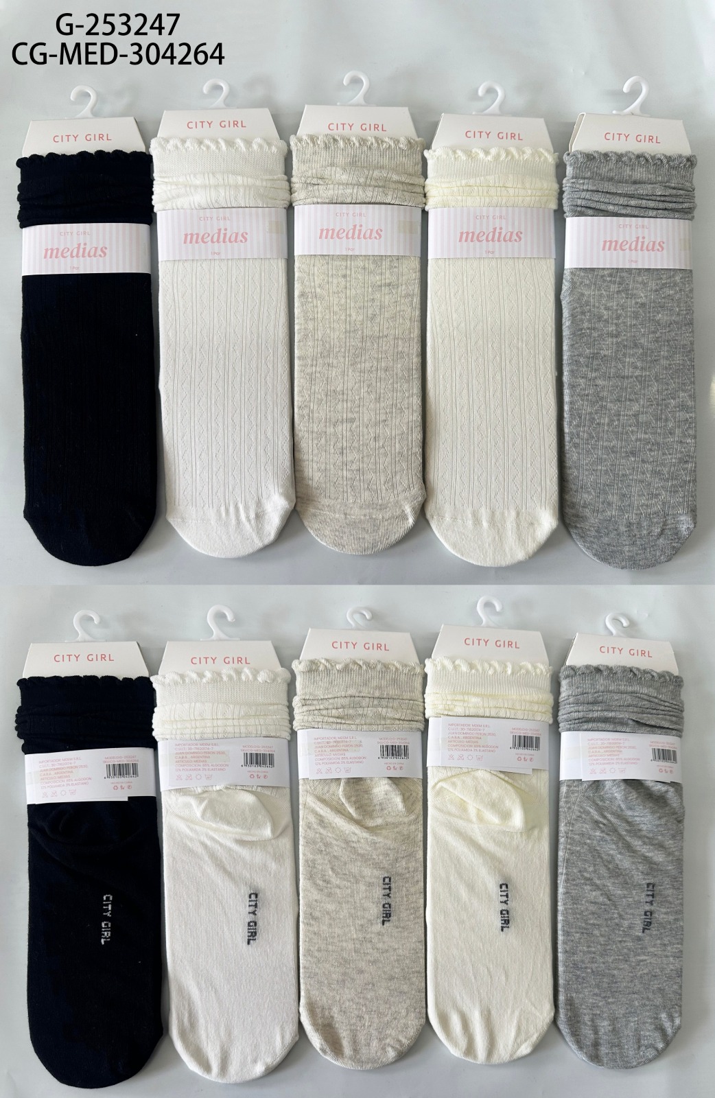 MEDIAS 5 COLORES CITY GIRL G-253247*500