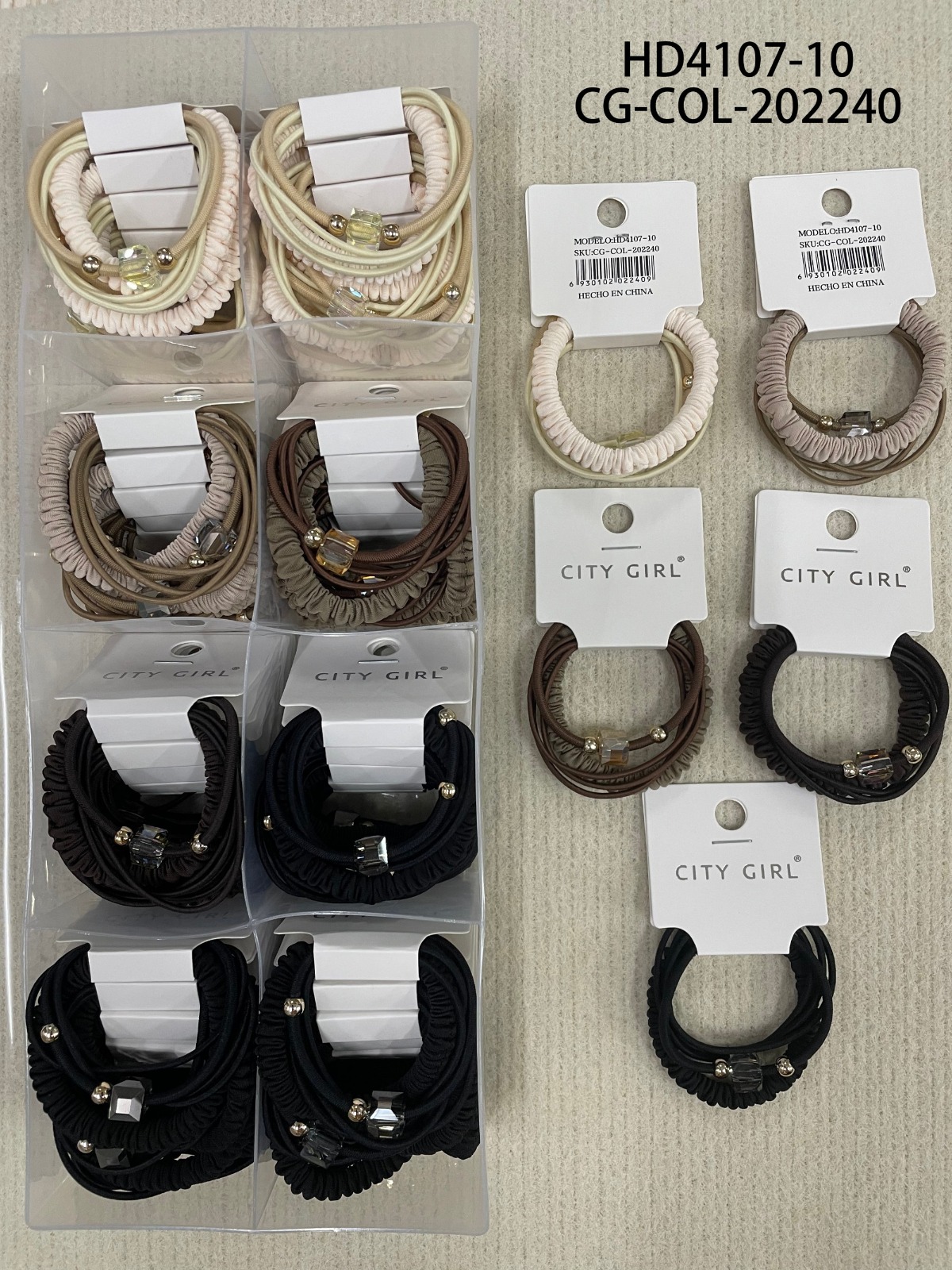 SET DE COLITAS CITY GIRL HD4107-10*1500