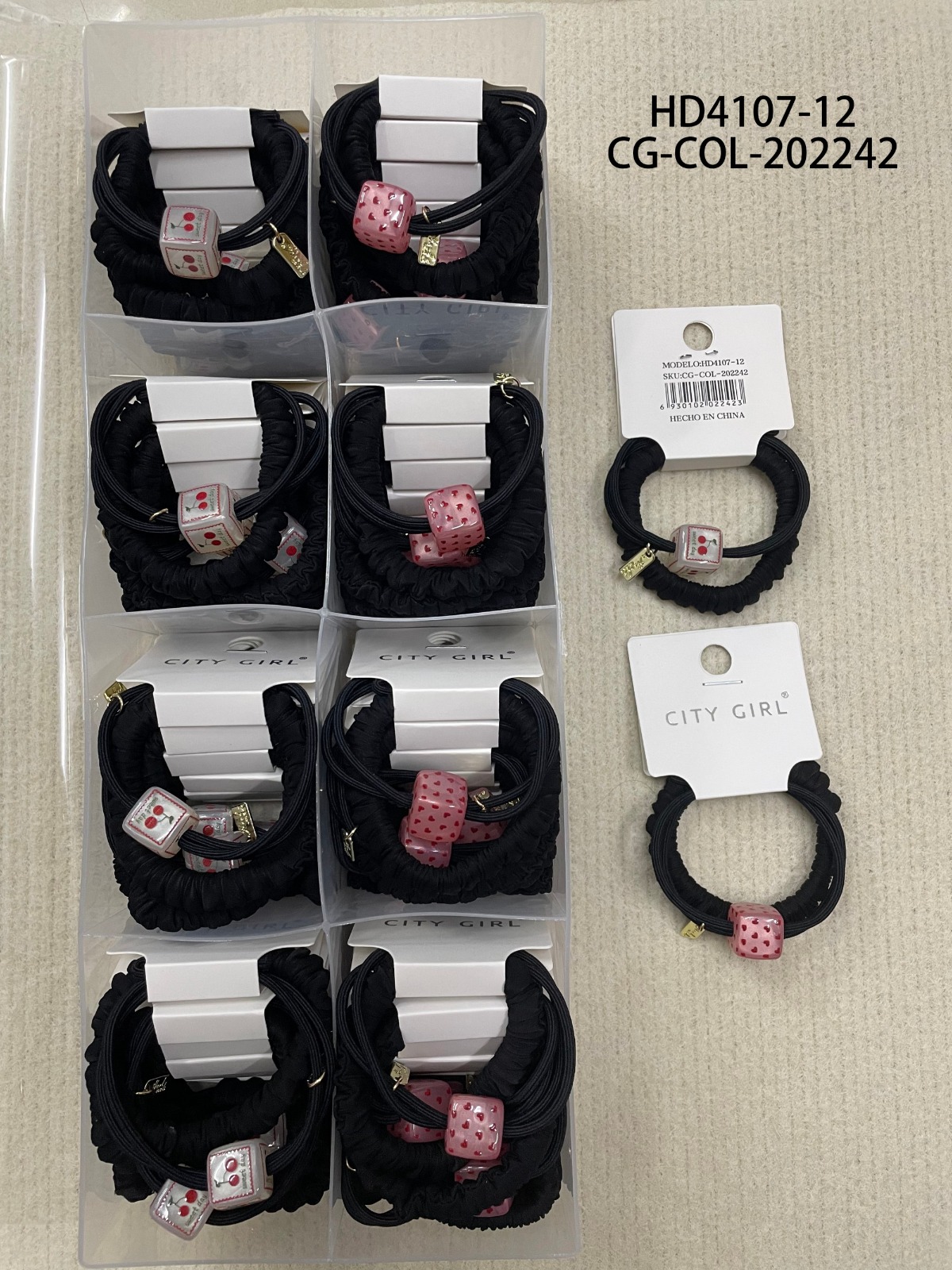 SET DE COLITAS X2PCS CITY GIRL HD4107-12*1500