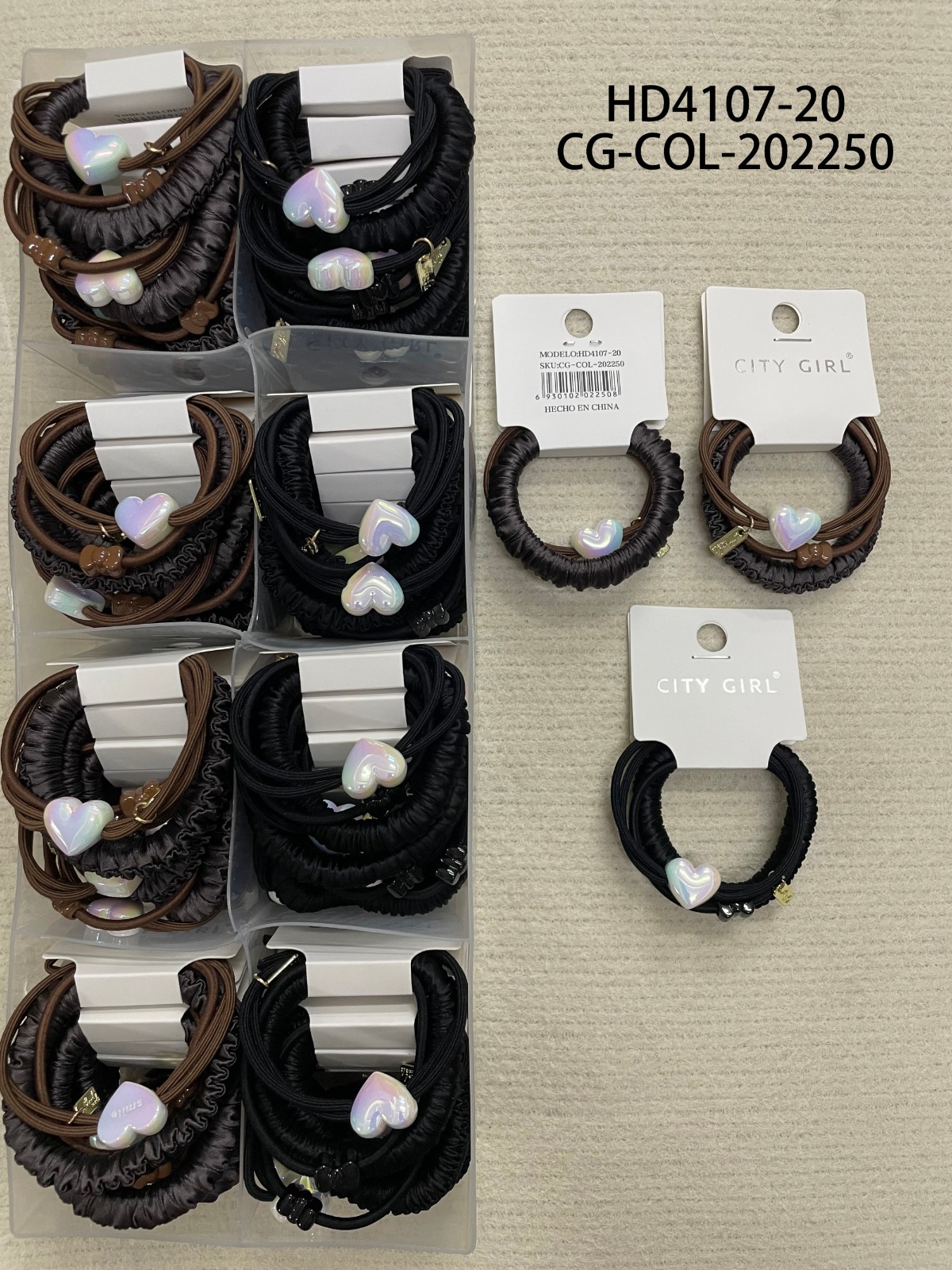 SET DE COLITAS CITY GIRL HD4107-20*1500
