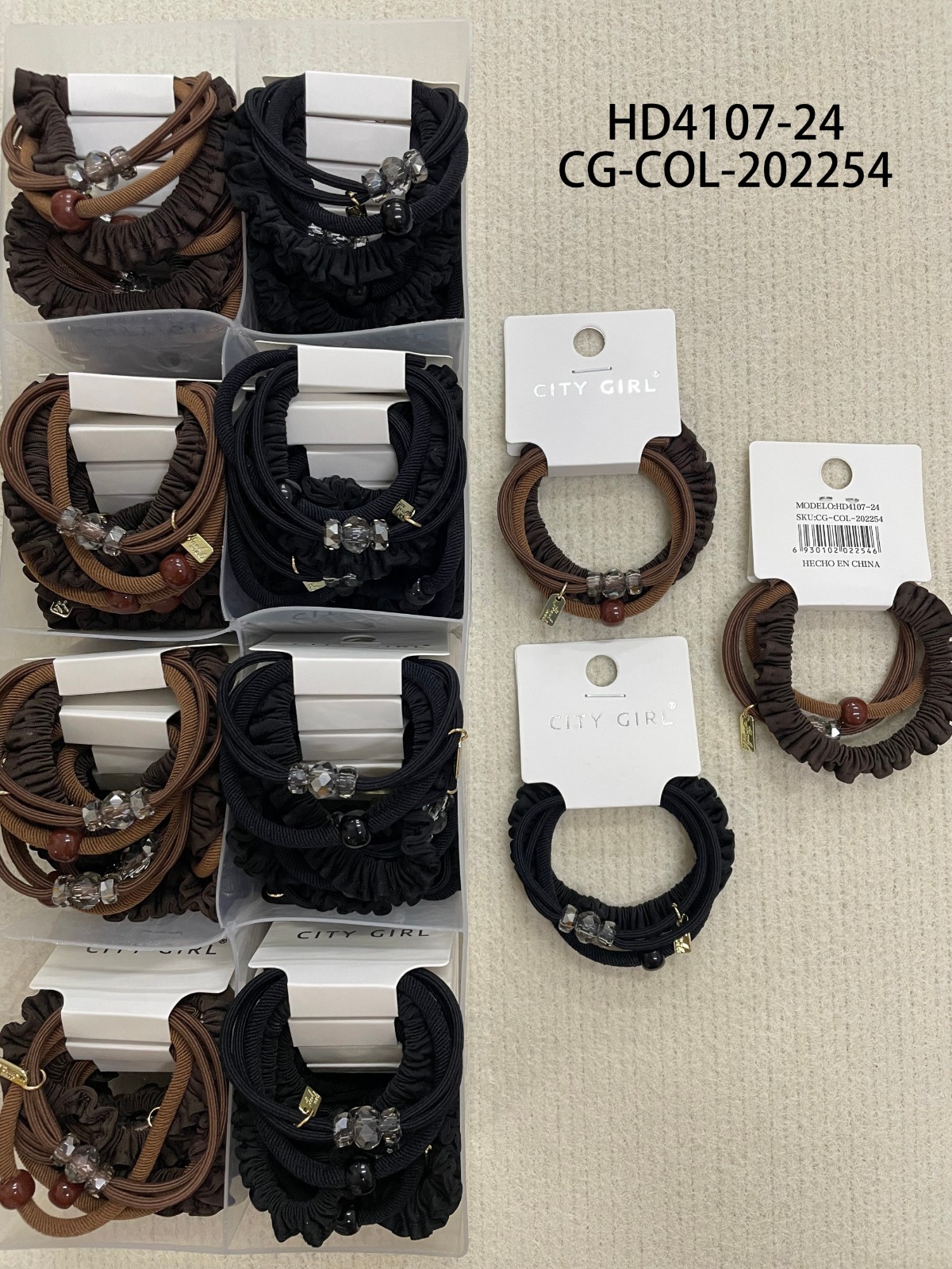 SET DE COLITAS X3 PCS CITY GIRL HD4107-24*1500