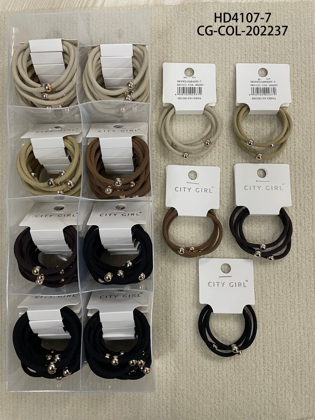 SET DE COLITAS X3 PCS CITY GIRL HD4107-7*1500