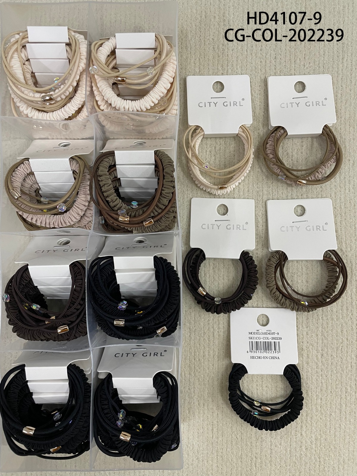 SET DE COLITAS CITY GIRL HD4107-9*1500
