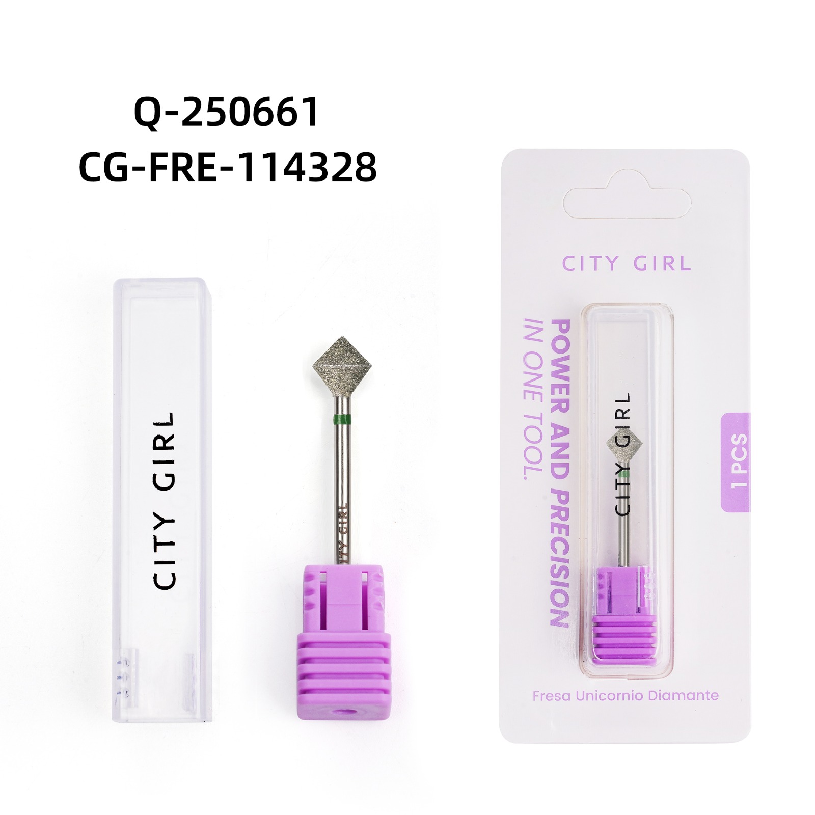 FRESA UNICORNIO DIAMANTE (VERDE) CITY GIRL Q-250661*1200